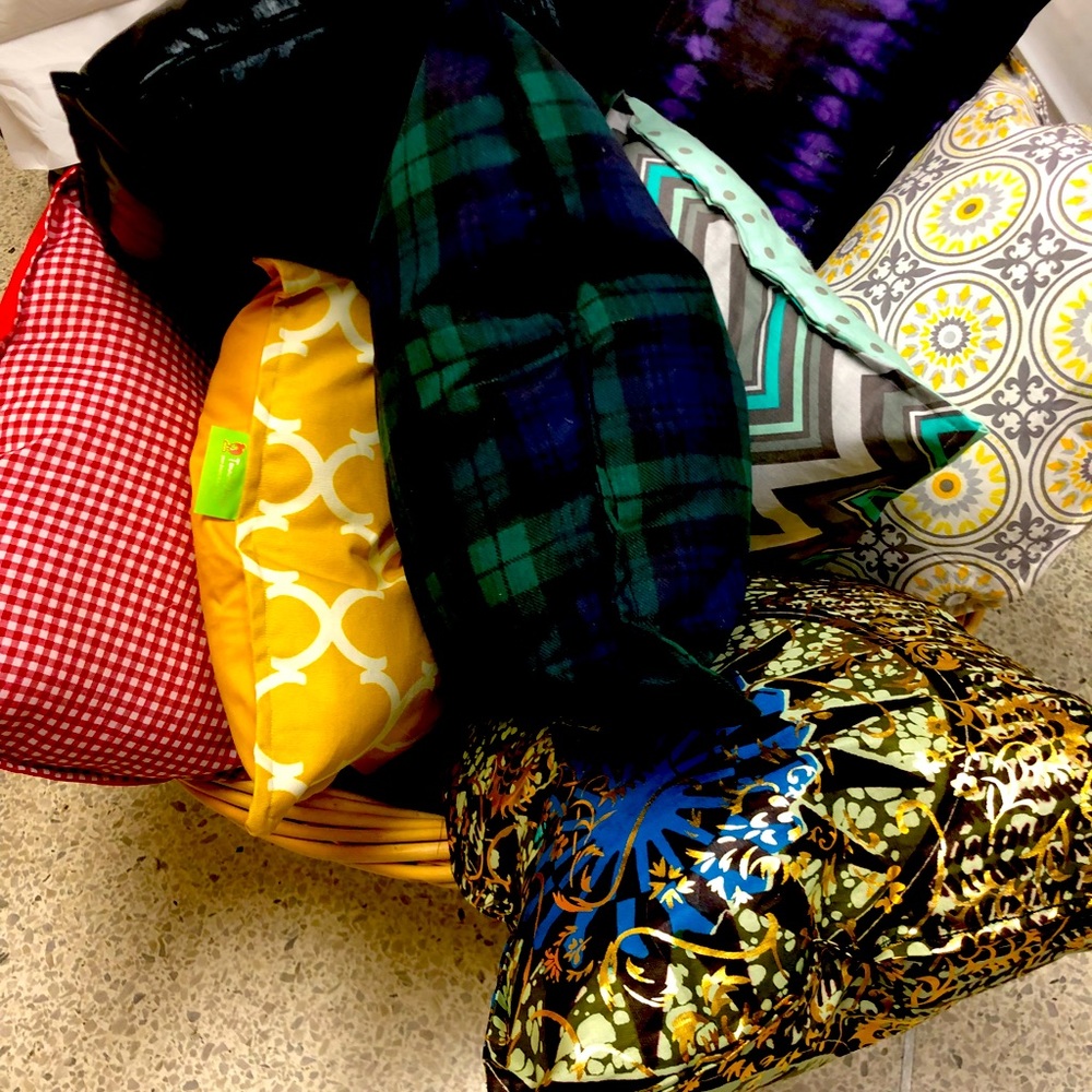 Cotton decorative throw pillows